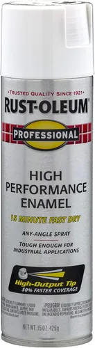 Vista 43 de Rust-Oleum 7515838 Pintura en aerosol de esmalte profesional de alto rendimiento, 14 onzas, aluminio