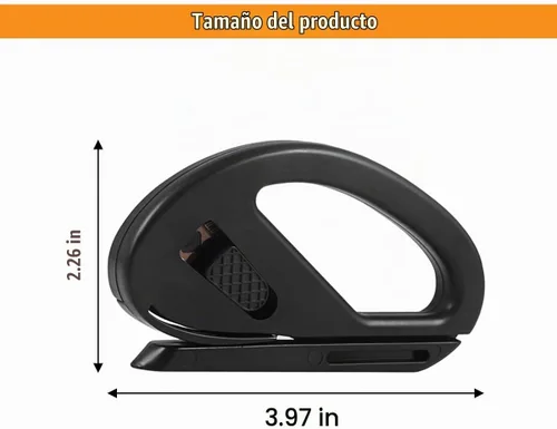 Vista 2 de Snitty - Cortador de papel de regalo, 2 piezas, herramienta de corte de película de vinilo de seguridad con cuchilla, cuchillo de fibra de carbono