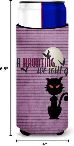 Vista 6 de A Haunting iremos Halloween Ultra Bebidas Aisladores para latas delgadas SB3015MUK