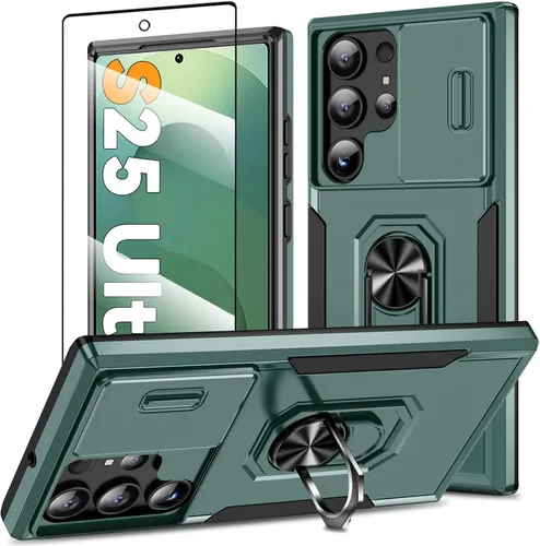Vista 111 de Funda magnética para Samsung Galaxy Note 20 Ultra con soporte de anillo [con protector de pantalla] [Compatible con carga inalámbrica MagSafe] Funda