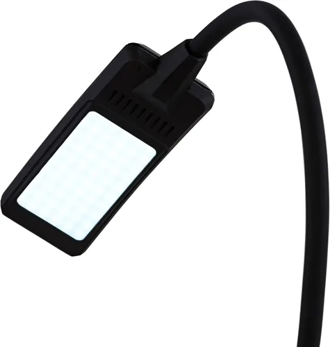 Vista 6 de 360 Lighting Ricky - Lámpara de mesa de escritorio minimalista moderna con puerto de carga USB, cuello de cisne LED, altura ajustable, 13.75