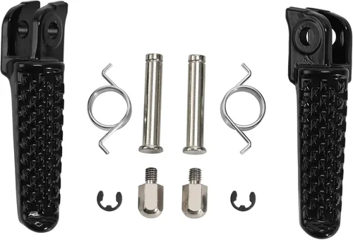 Vista 3 de TCT-MOTORPARTS Reposapiés de pasajero negro para conductor, soporte para reposapiés para CBR1000RR 2004-2016 CBR600RR 2003-2025