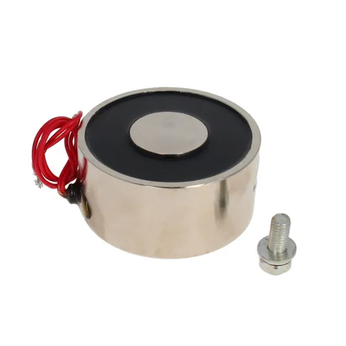 Vista 13 de Heyiarbeit 12V DC 50N Imán de elevación eléctrica electroimán solenoide Ascensor Holding 25mmx20mm