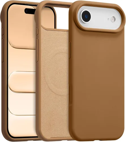 Vista 328 de Funda magnética de silicona para iPhone 13 Pro, color blanco antiguo [Compatible con Magsafe] [Forro de microfibra suave antiarañazos], funda