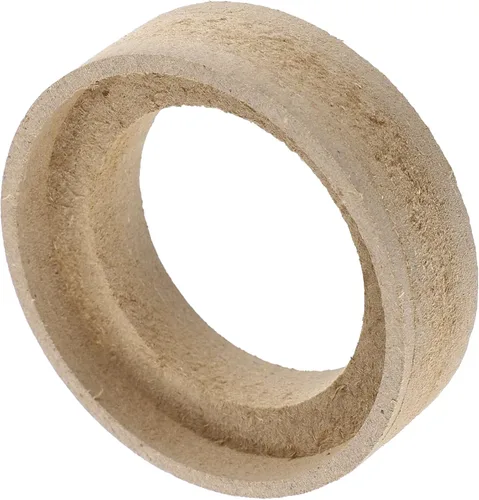Vista 5 de uxcell 4 anillos espaciadores de montaje de subwoofer universales de 1 pulgada de madera maciza beige