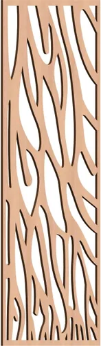 Vista 135 de 9 3/8"W x 24 3/8"H x 1/4"T Bristol Decorativos Paneles de Pared de Madera Calado, Cereza