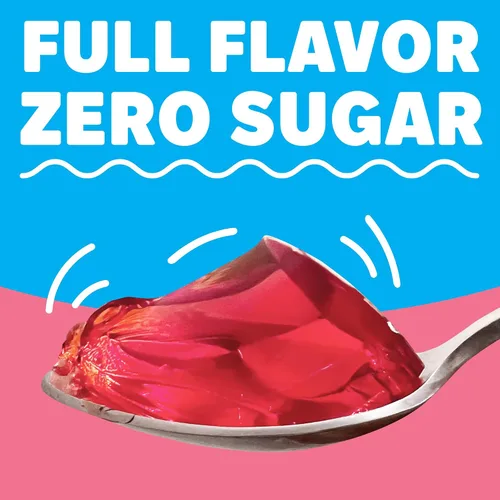 Vista 6 de Jell-O Postre de gelatina sin azúcar, plátano fresa (paquete de 4)