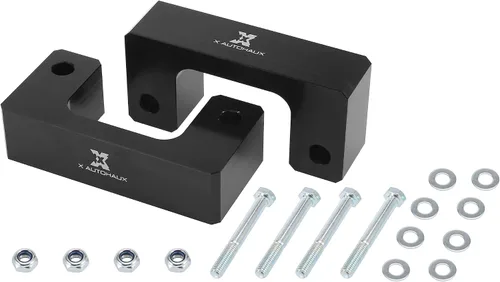 Vista 10 de X AUTOHAUX Kit de elevación de nivelación delantera de 1 pulgada, espaciador de puntal de resorte de suspensión, espaciadores de elevación