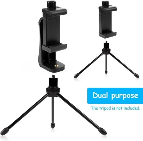 Vista 7 de AFAITH Soporte de trípode para teléfono celular con control remoto, adaptador de soporte para teléfono con abrazadera ajustable para iPhone 16 15 14