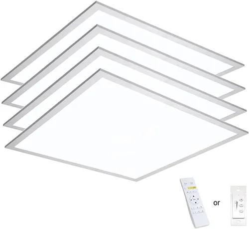 Vista 11 de Luz de panel plano LED 2x4 3000K - 5000K 50W 600W equivalente 0-10V regulable 6500 Lm CCT cambio de color borde iluminado panel LED 120-277V caída
