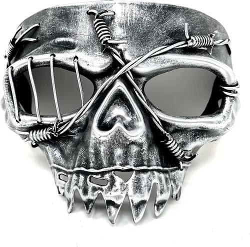 Vista 15 de Máscara de estilo steampunk para hombre, máscara de Mardi Gras, disfraz de Halloween, boda, fiesta, cosplay