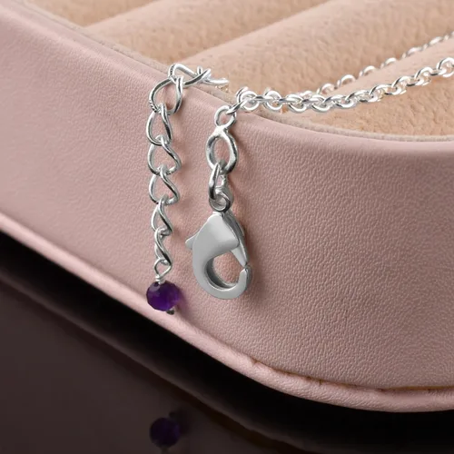 Vista 34 de YANARA Pulsera de tobillo para mujer, piedra de nacimiento natural, cuentas de piedras preciosas, tobillera delicada hecha a mano de 9 pulgadas +