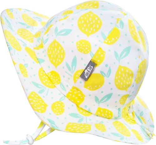 Vista 17 de JAN & JUL Sombrero de sol de algodón UPF 50+ con ala ancha para niñas pequeñas