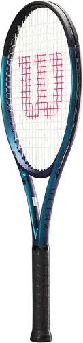 Vista 2 de Wilson Ultra 100 v4.0 - Raquetas de tenis de rendimiento, encordadas con Sensation 16 Natural a tensión media