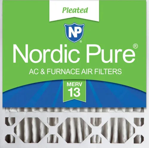 Vista 11 de Nordic Pure 20 x 20 x 5 (19_5/8 x 19_7/8 x 4_3/8) Honeywell/Lennox MERV 8 filtro de aire de repuesto, 1 paquete