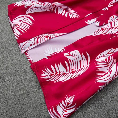Vista 5 de Zzalalana Conjunto de 2 pijamas de seda para mujer, sexy, con estampado floral, ropa de dormir cómoda