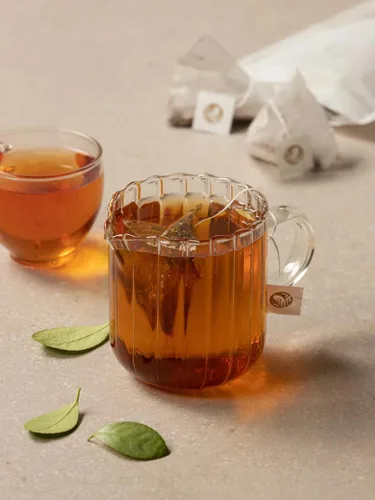 Vista 3 de Minecook Bolsitas de té de soja, té coreano, 12 bolsitas de té/0.04 oz por bolsa