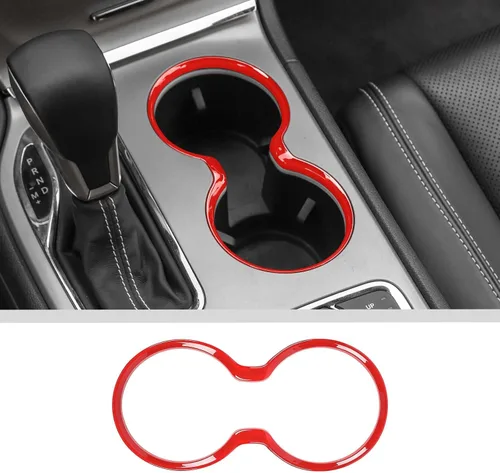 Vista 8 de JWWY Cubiertas para perillas de cambio Compatible con accesorios para Jeep Grand Cherokee 2014-2015 2 piezas Fibra de carbono