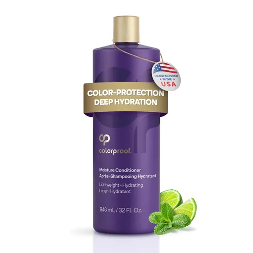 Vista 11 de Colorproof Acondicionador hidratante sin sulfato para mujeres, 1.7 onzas líquidas, acondicionador hidratante con aroma a menta Mojito, fórmula