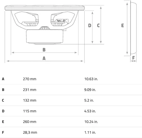 Vista 11 de HERTZ Cento Series CS-250-S2 Subwoofer SVC RMS 2-Ohm de 10" (250mm) 300 vatios