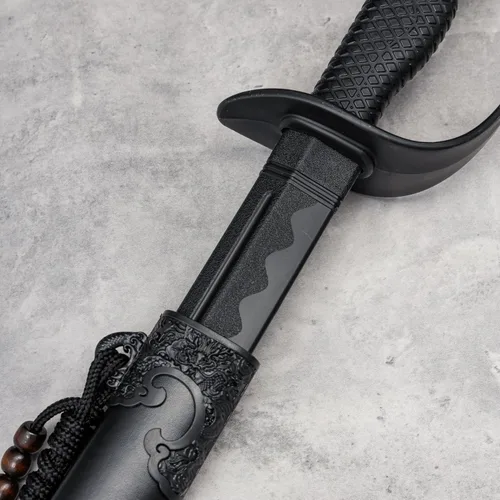 Vista 6 de 1 espada de sable de caballería de polipropileno de plástico larga con vaina, adecuada, accesorio de decoración Katana espada