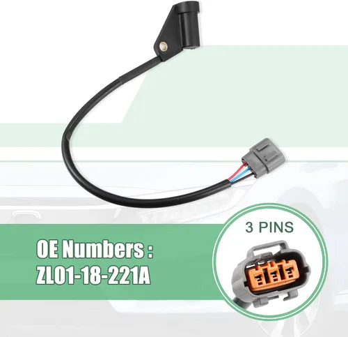 Vista 5 de X AUTOHAUX Sensor de posición del cigüeñal del coche ZL01-18-221A para Mazda Miata 1999-2005