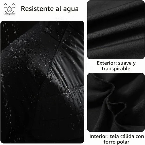 Vista 4 de baleaf Chamarra de invierno para mujer, ligera, resistente al agua, acolchada, para correr, con bolsillos con cremallera, para otoño, clima frío