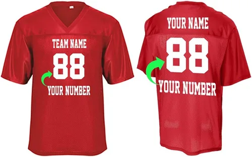 Vista 3 de Personaliza tu propia camiseta de fútbol con tu nombre y número