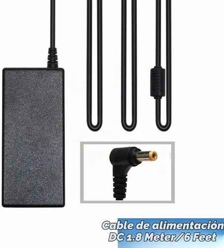 Vista 4 de Cargador adaptador de CA apto para Harman Kardon Onyx Studio 6 5 4 3 2 1 Bluetooth inalámbrico altavoz portátil cable de alimentación 【Envío
