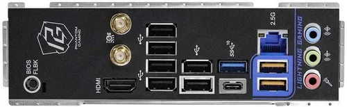 Vista 5 de ASRock B650E PG Riptide WiFi AM5 Ryzen 7000 AMD B650 SATA 6Gb/s DDR5 ATX placa base
