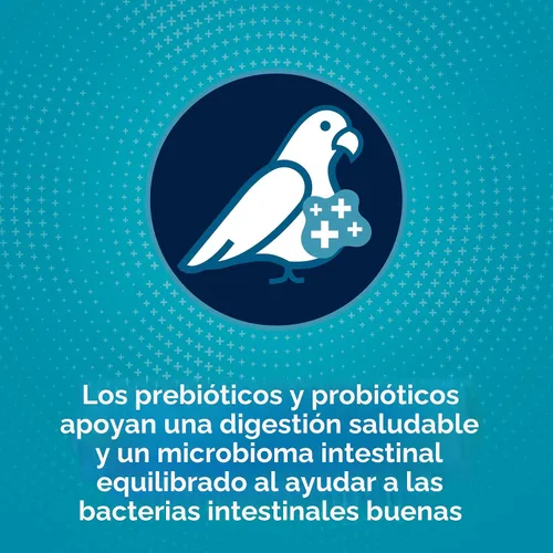 Vista 5 de Comida saludable para pájaros Kaytee Forti Diet Pro, para periquitos, Pastel de cumpleaños