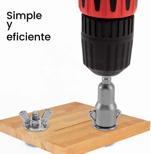 Vista 3 de PAGOW HD17921 llave para tuercas – vástago hexagonal de 1/4 pulgadas.