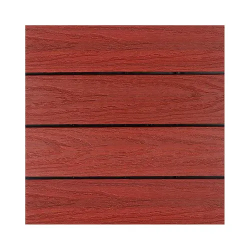 Vista 29 de NewTechWood UltraShield Naturale - Azulejo compuesto para exteriores (1 pie x 1 pie), color rosa de Seúl (10 pies cuadrados por caja)