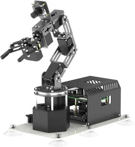 Vista 14 de Yahboom 6DOF Robotic Arm for RaspberryPi 5 ROS2 AI Vision Ver Without Pi5