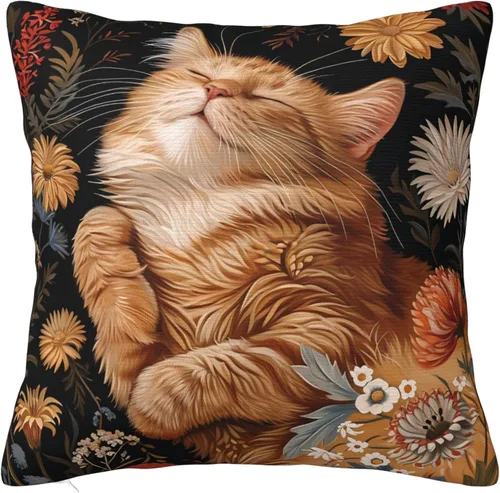Vista 32 de Fundas de almohada William Morris diseño Strawberry Thief, fundas de almohada decorativas suaves para exteriores, fundas de almohada para decoración
