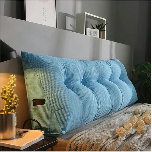 Vista 13 de Triangular Headboard Pillow Bed Wedge Pillow Large Reading Pillow Comfortable Lumbar Bed Pillow Reading Backrest Cushion with Removable Washable
