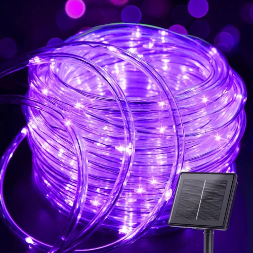 Vista 13 de Brightown Cuerda solar de 39 pies 100LED luces impermeables al aire libre