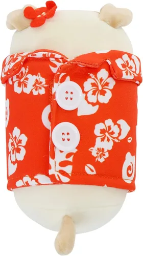 Vista 5 de Anirollz Peluche de animal de peluche – Muñeco de peluche hawaiano pequeño de 6 pulgadas Suave, esponjoso, cálido, lindo, cómodo, seguro Regalo
