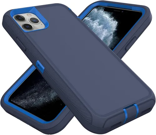 Vista 8 de Funda protectora resistente para iPhone 11 Pro Max, a prueba de polvo, a prueba de golpes, protección contra caídas, 3 en 1, funda resistente