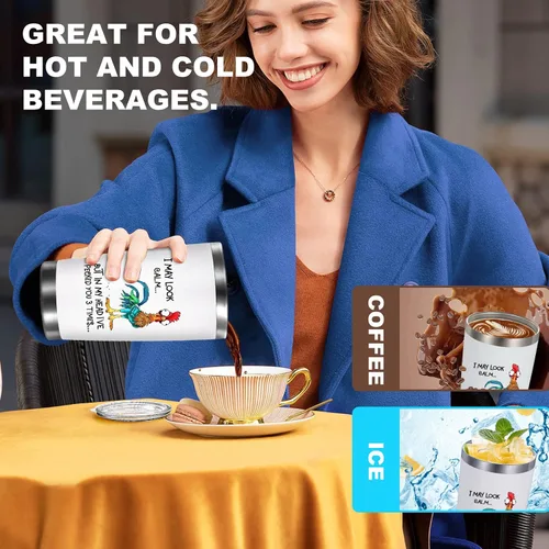 Vista 4 de Petitian Elección de pollo para amantes del pollo, mujeres y hombres, divertidas ideas temáticas de pollo asador, niñas para amigos, vaso de café