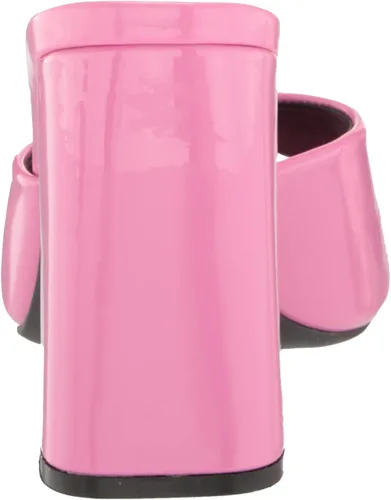 Vista 3 de Madden Girl Sandalia de tacón Genius para mujer, Charol fucsia