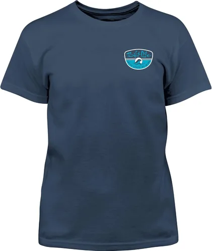 Vista 2 de Salt Life Camiseta de manga corta para niña Morning Wave Azul marino (Washed Navy)