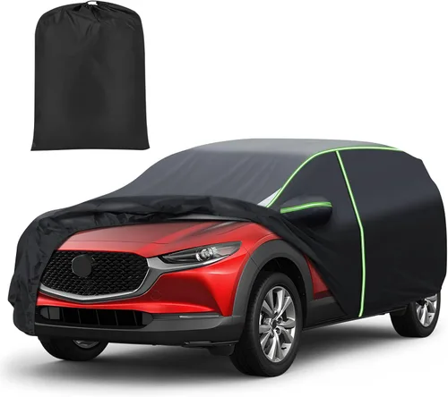 Vista 46 de Mixsuper Liner Funda para coche para BMW X3 2003-2026, 7 capas, funda impermeable para coche, accesorios para X3 con puerta con cremallera, tiras