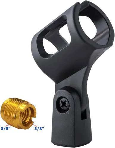 Vista 2 de Paquete de 2 clips de micrófono MH4W para todos los transmisores de mano como Sm57 Sm58 Sm86 Sm87