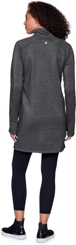 Vista 2 de RBX Active - Vestido tipo túnica de forro polar con cremallera de 14 para mujer, vestido tipo suéter con bolsillos