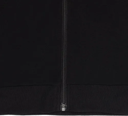 Vista 6 de Barbie Sudadera con capucha y cremallera de felpa francesa para niñas pequeñas y grandes Negro