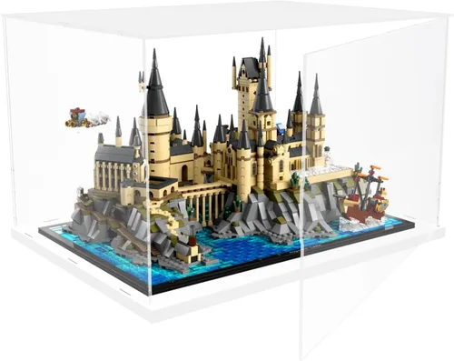 Vista 30 de Choowin Vitrina de acrílico para casco de Lego Star Wars para casco de Lego Capitán Rex, vitrinas de acrílico transparente grueso