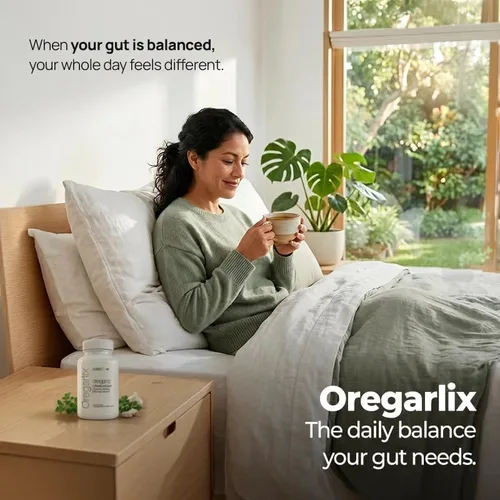 Vista 9 de Paleolife - Oregarlix - Suplemento premium para la salud intestinal. Equilibrio microbiano con prebióticos de primera calidad - Ayuda a mantener
