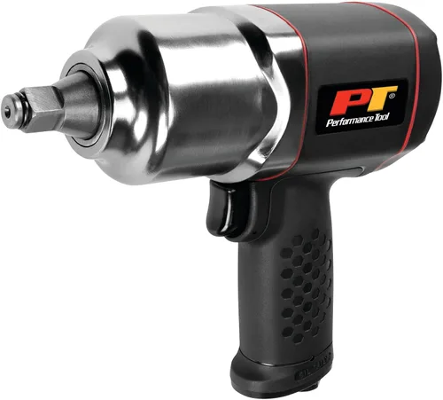Vista 5 de Performance Tool M634 - Pistola de llave de impacto neumática de servicio pesado de 1 pulgada con vástago largo para mecánicos de camión comercial