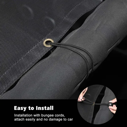Vista 6 de Parasol de malla para protección UV, accesorios exteriores para Jeep Wrangler JK de 2 puertas 2007-2017, estilo extendido